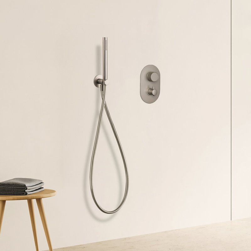 Ensemble de douche complet Primo, Nickel mat
