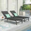 Chaise longue d'extérieur