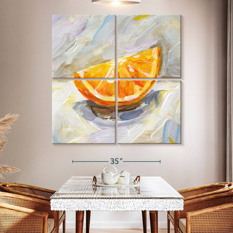 Yarlin abstrait orange
