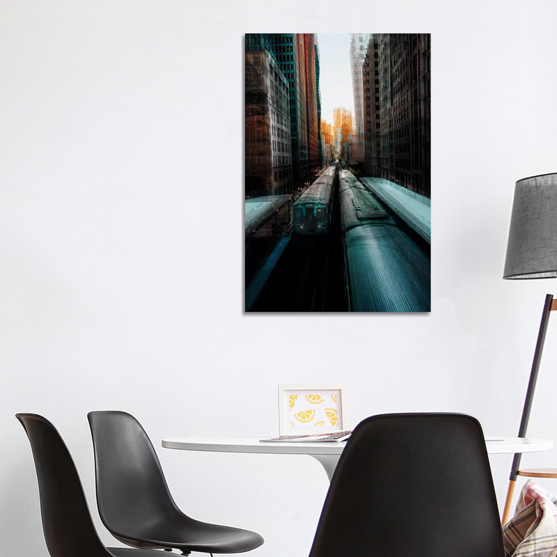 Chicago's Station 1 Piece Wrapped Canvas Wall Art, 101.6 cm H x 66.04 cm W x 1.91 cm D