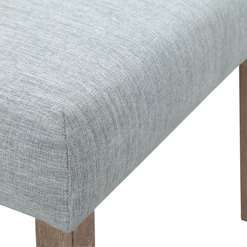 Ensemble de 2 chaises de salle à manger rembourrées, Bleu clair