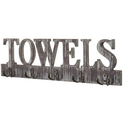 15.4 cm L Wall Mounted Towel Rack
