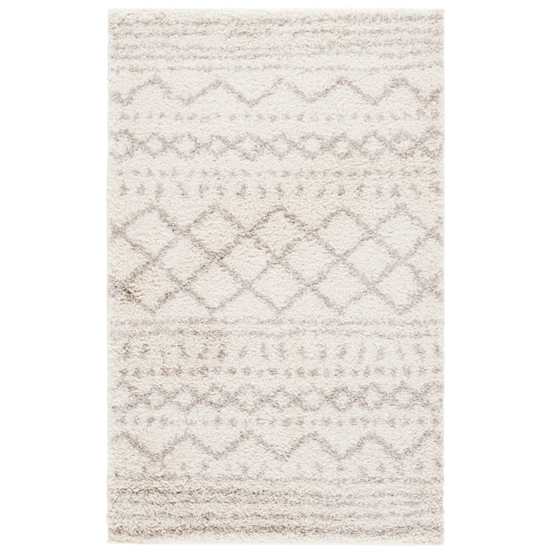 Develin Performance Chevron Rug, Rectangle 3'2" x 5', Ivory/Beige