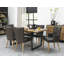Phillippi Extendable Metal Base Dining Table-1520786360