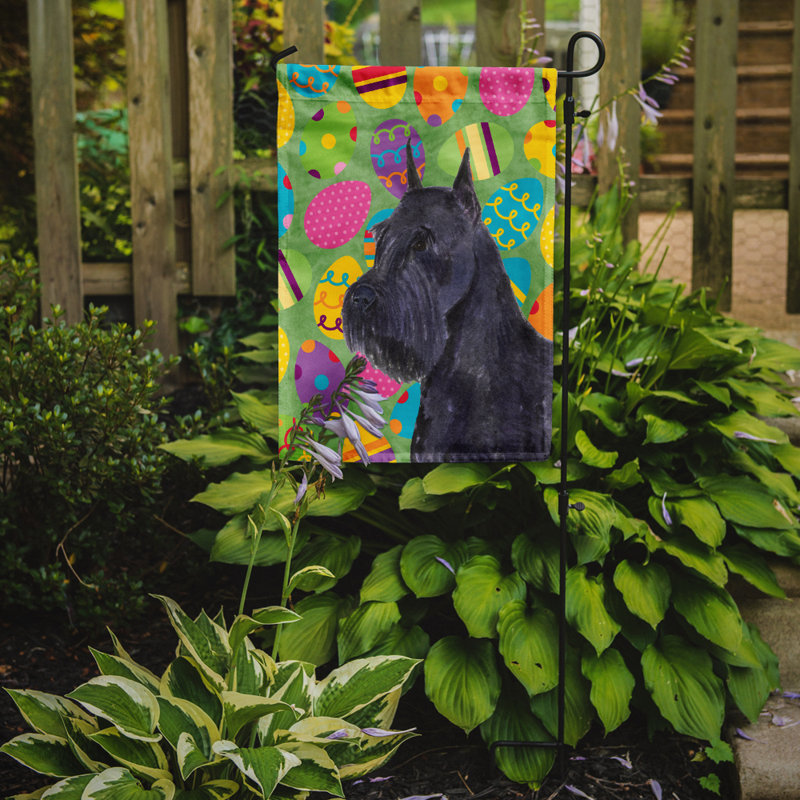 Drapeau de jardin Atara, Schnauzer (noir)