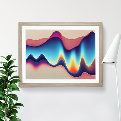 Abstract Soundwave Vol.1 - Framed Print