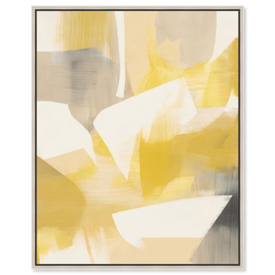 Décoration murale moderne Sunburst IV par Art Remedy, cadre argenté, 20 x 24