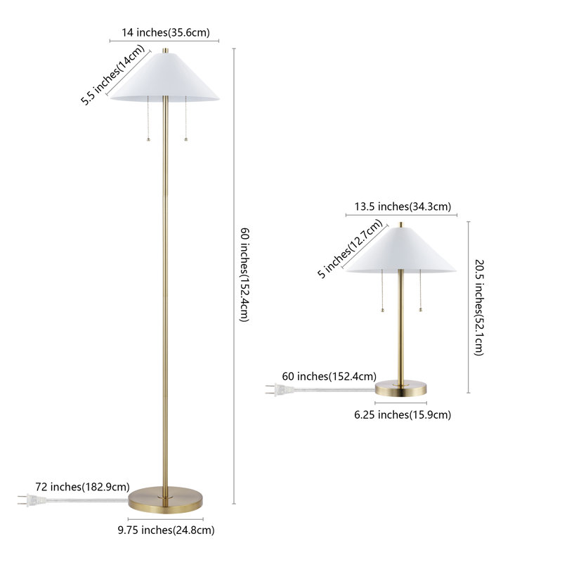 Lampe sur pied et de table Moseley