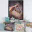 Portrait de cheval brun - Photographie sur toile-60162026-60162031