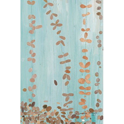 Trailer Vines III - bleu - 12 x 36 par Candra Boggs