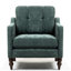 Simple confortable avec orifice latéral et rangement, rembourrage en coton PP, pieds en bois rétro de style nuage pour chaise de chambre à coucher foncé, rembourrage multicouche, salon de rangement-1856147924