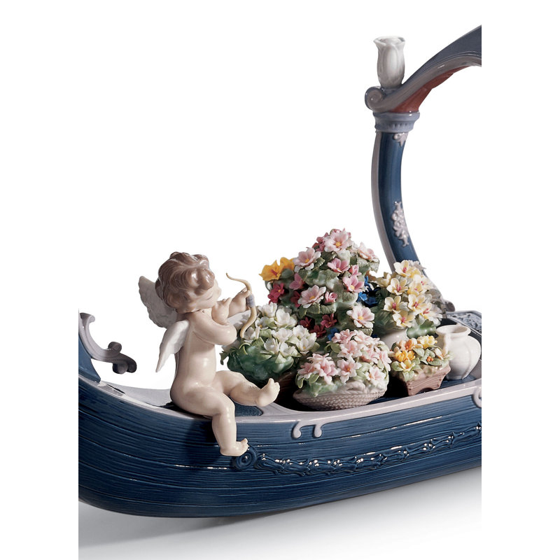 Gondola of Love Goddess Figurine