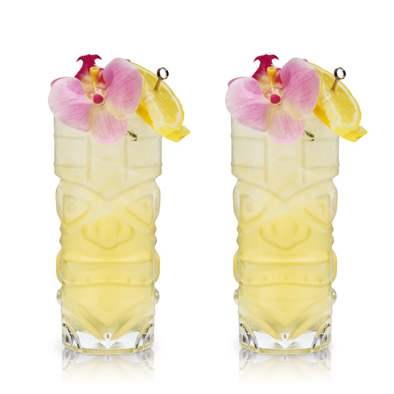 Ensemble de 2 verres à tiki en cristal Viski Pacific