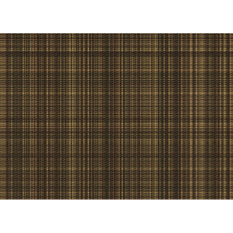 Tapis brun tissé à la machine, Rectangle 6 pi x 9 pi