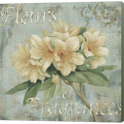 «Vintage Fragrance I» par Daphne Brissonnet, reproduction sur toile tendue