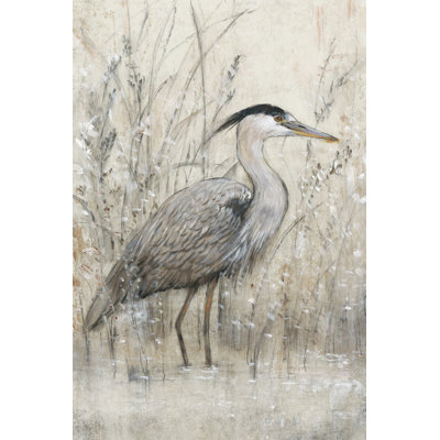 Hunt In Shallow Waters I by Tim OToole - Wrapped Canvas Painting
