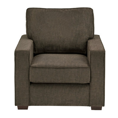Beaulah Modern Fabric Upholstered Square Arm Living Room Chair by Latitude Run