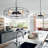 5 - Light Geometric Chandelier