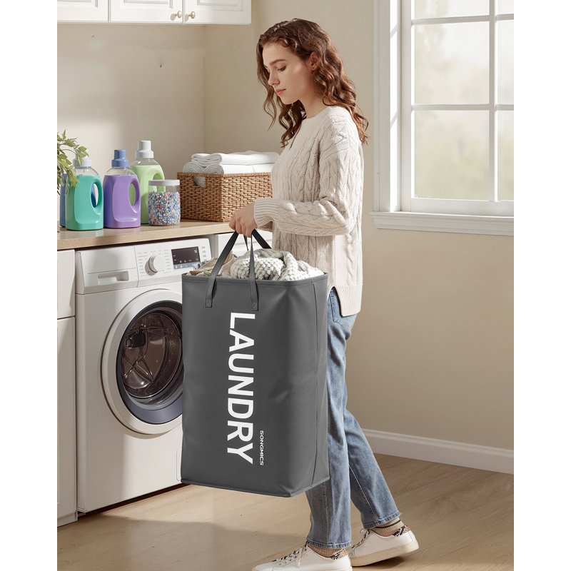 Fabric Laundry Sorter, Grey