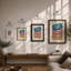 Good Times Tickets Retro - Framed Print-991110855-991110854