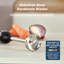 Tower T12076 Hand Blender with two speed settings, 600W, Black with Chrome accents