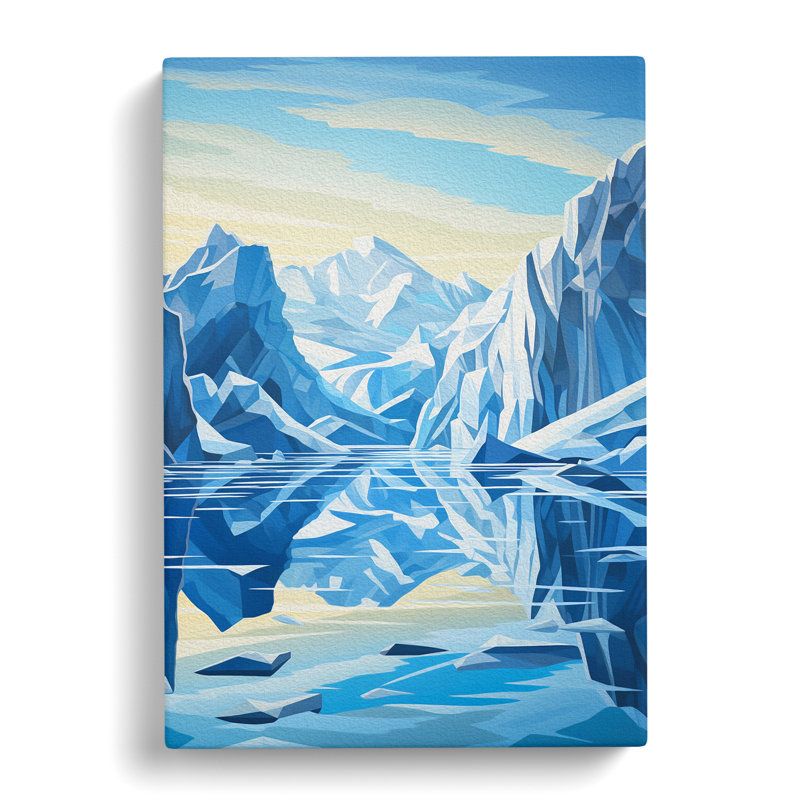 Glacier Deco - Print, 50cm H x 35cm W x 3cm D