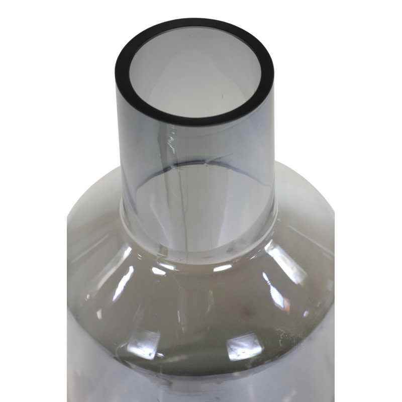 Vase de plancher en verre soufflé irisé fait main Luce