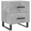 Maricrus 40cm W Iron Bedside Table-1953420098
