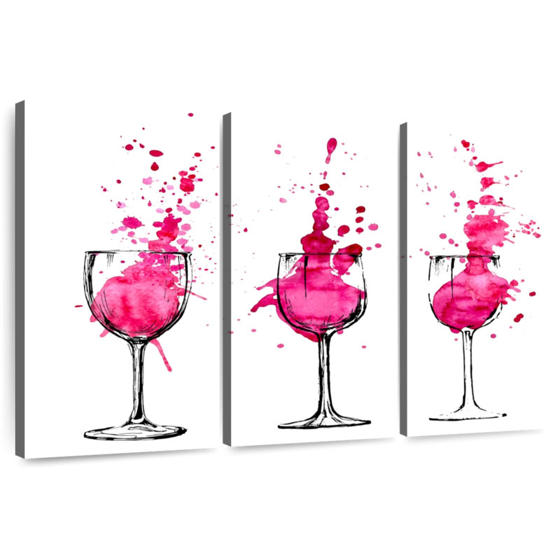 Yarlin Wine Colored, 48" H x 74" W