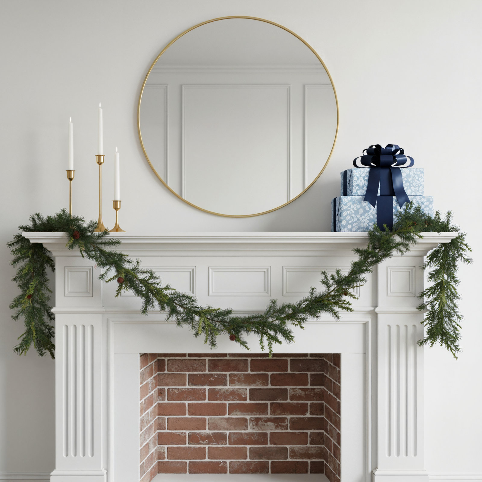 Hemlock 72'' in. Faux Pine Garland