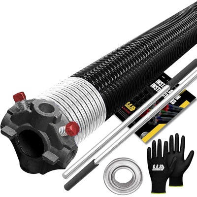 Ressorts de torsion de porte de garage, avec roulement de 1 po, gants et barres (218 x 2 x 26)