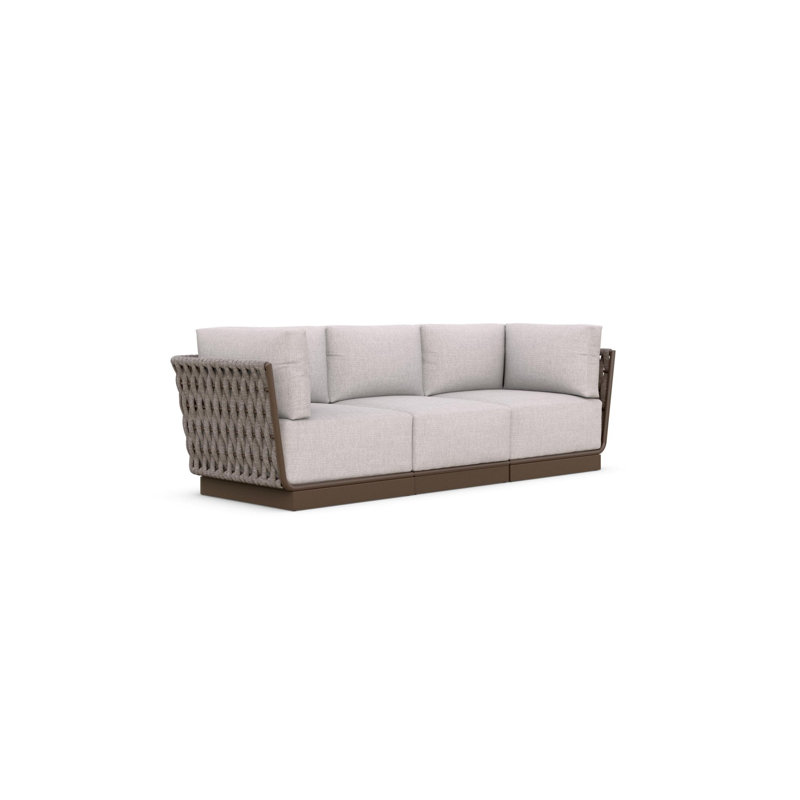 Maui 3-Pc Sectional Sofa + Fawn Cushion