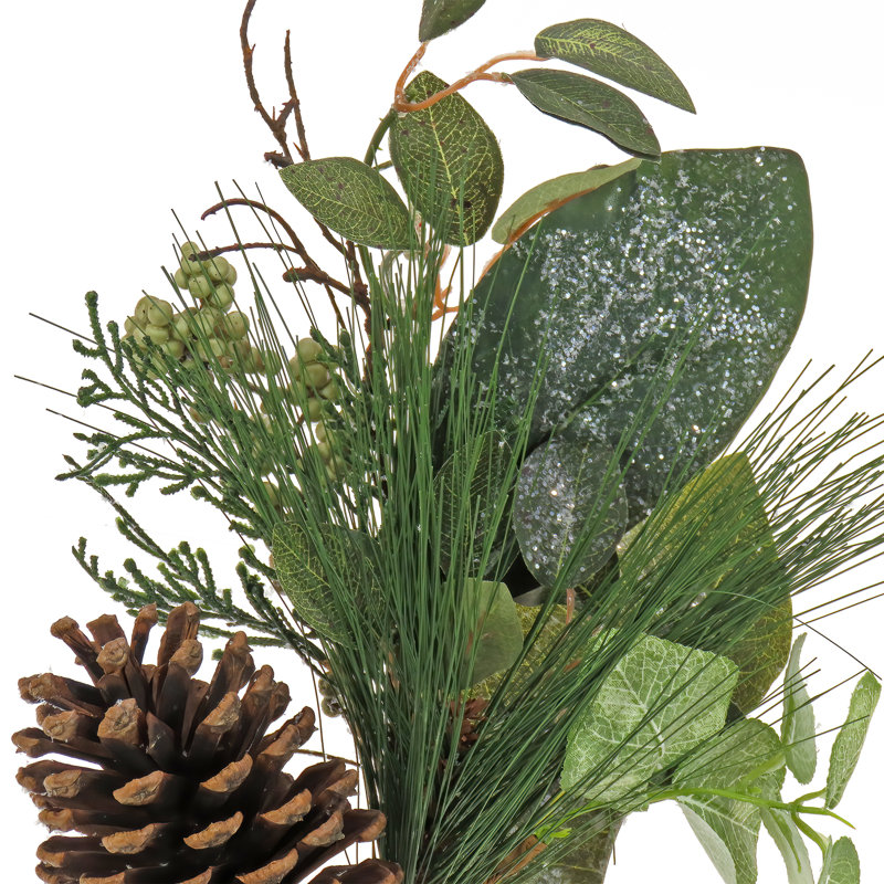 The Holiday Aisle® 19 "pin, baies et cône en plastique