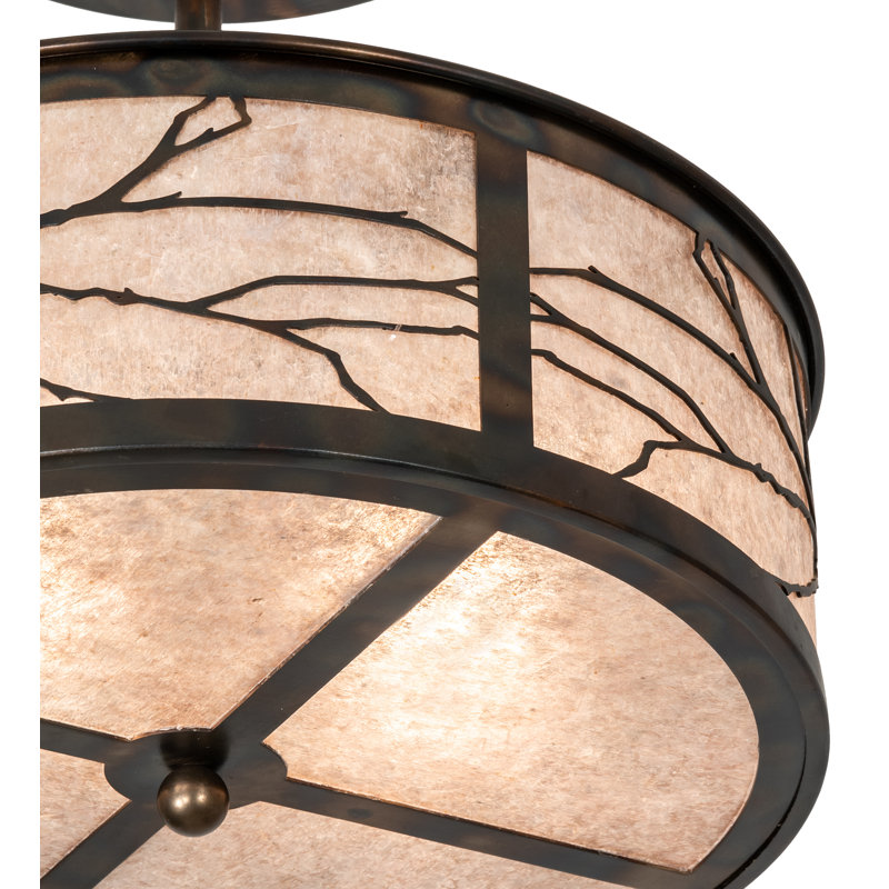 2 - Light Semi Flush Mount
