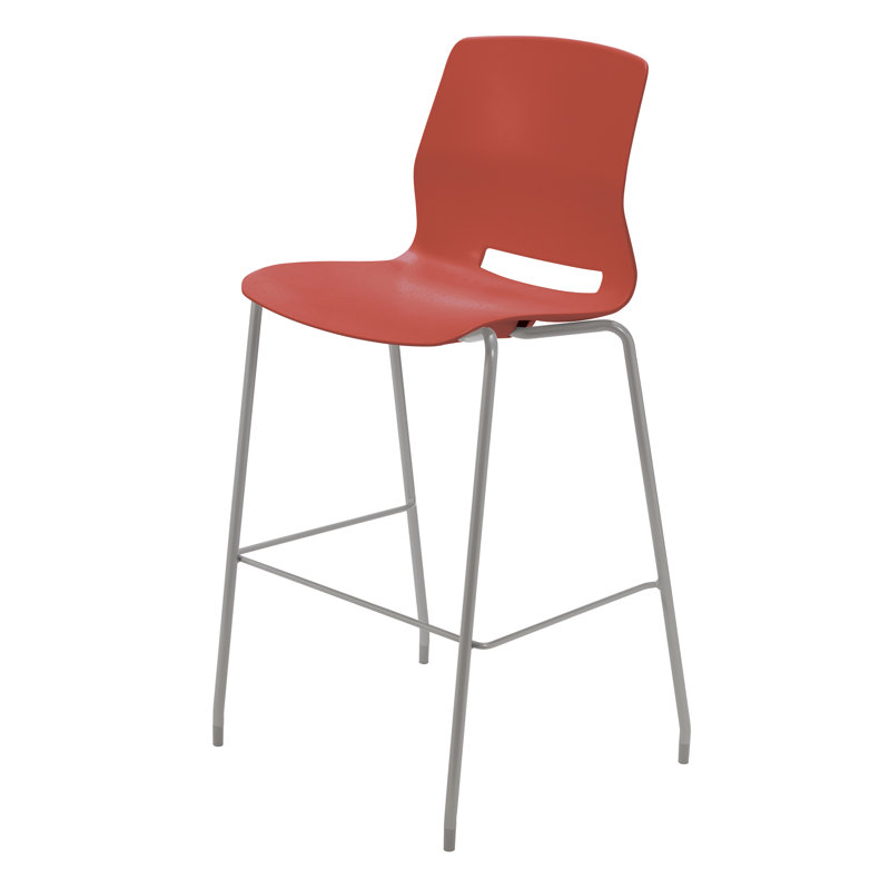 Tabouret de bar Wille Lola, Rouge Peri, Tabouret de bar (assise de 30 po de hauteur)