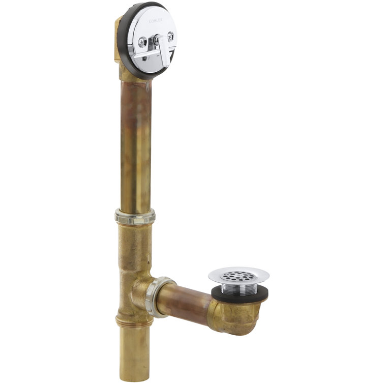 Swiftflo Adjustable 17-Gauge1.5" Leg Tub Drain with Overflow