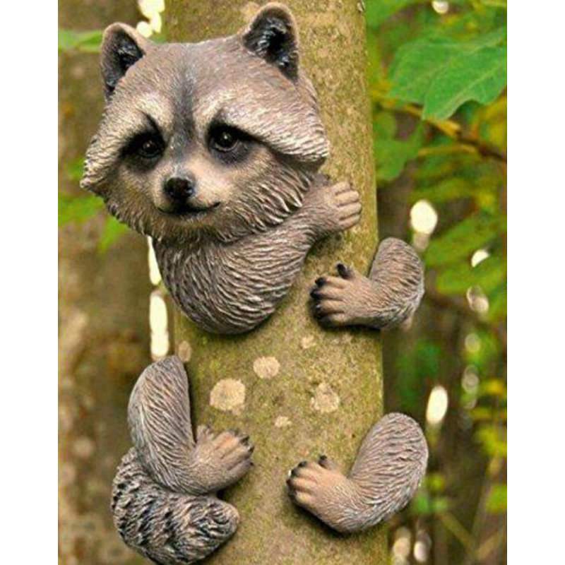 Hallock Animals UV Resistant Plastic Garden Statue