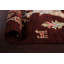 Tapis fabriqué à la main brun clair 3x4