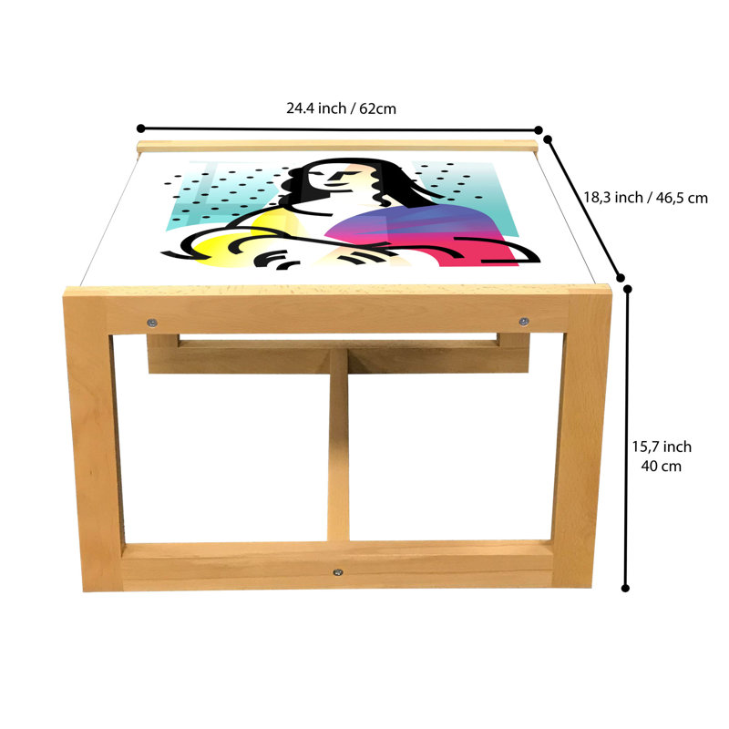 Ino Sled Coffee Table, 62cm H x 46cm W x 40cm D