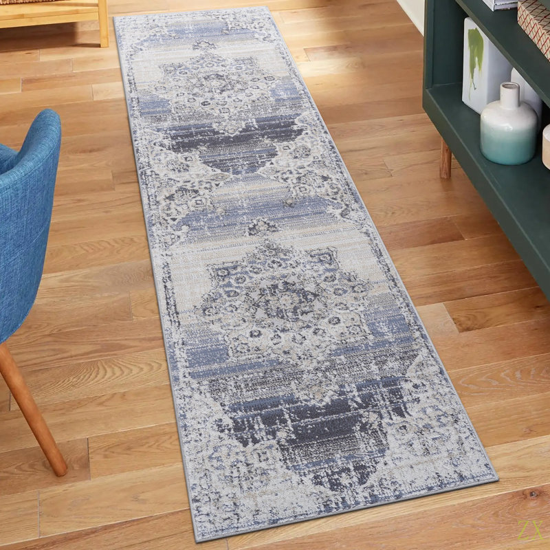 Collection 2X8 /Medallion Non-Shedding Living Room Bedroom Dining Home Office Stylish And Stain Resistant Area Rug