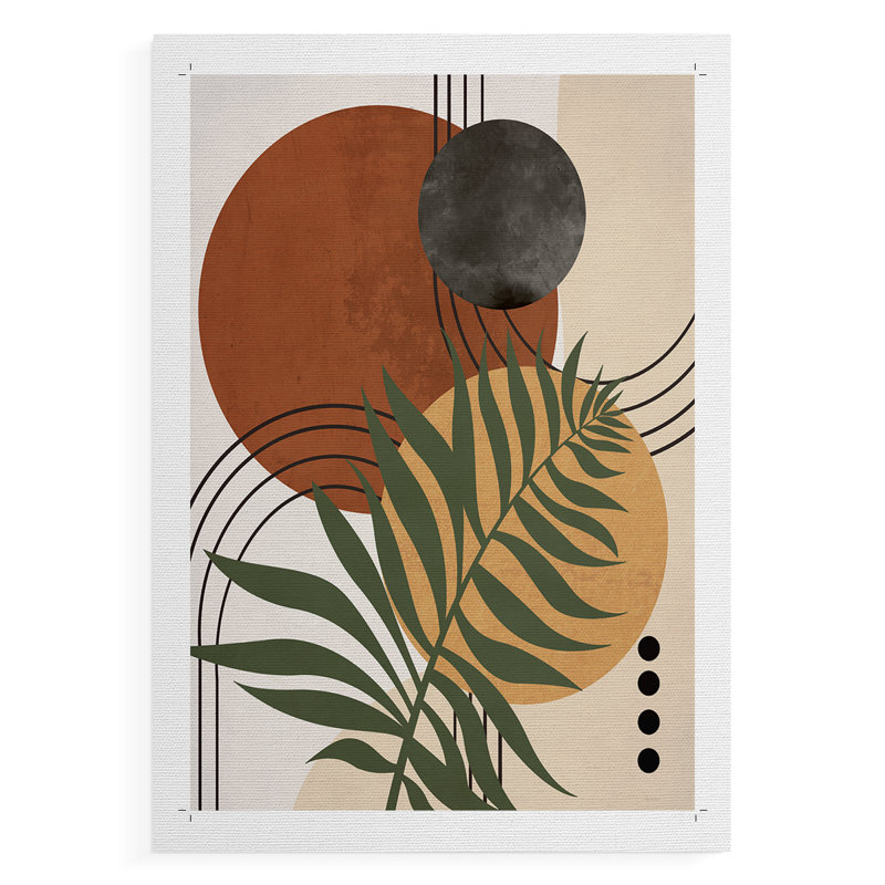 Contemporary Palm I - Impression sur toile seulement - NON CADRE, H 12 po x l 8 po