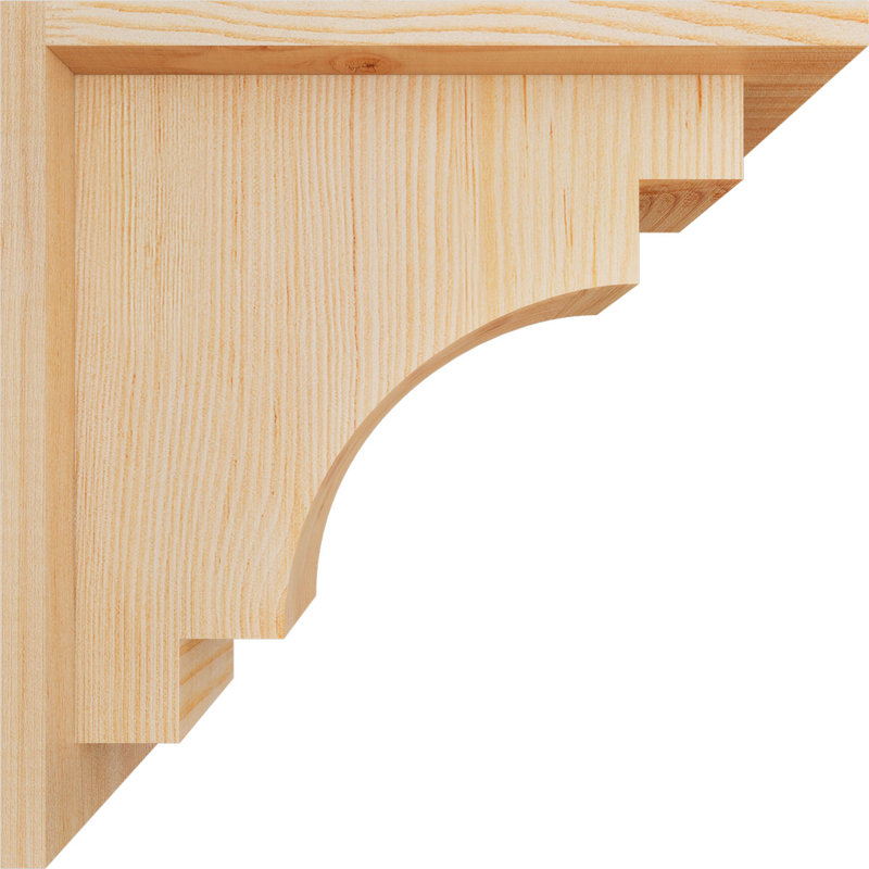 Corbeau méditerranéen avec contre-plaque, Lisse, H 12 po x l 5,5 po x P 12 po, Sapin de Douglas