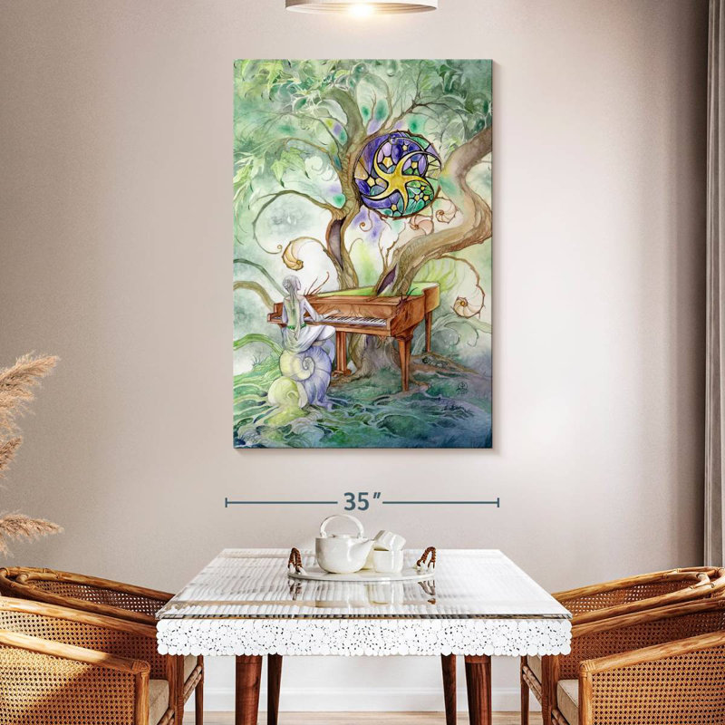 Abarca Nine Of Pentacles, 51" H x 34" W