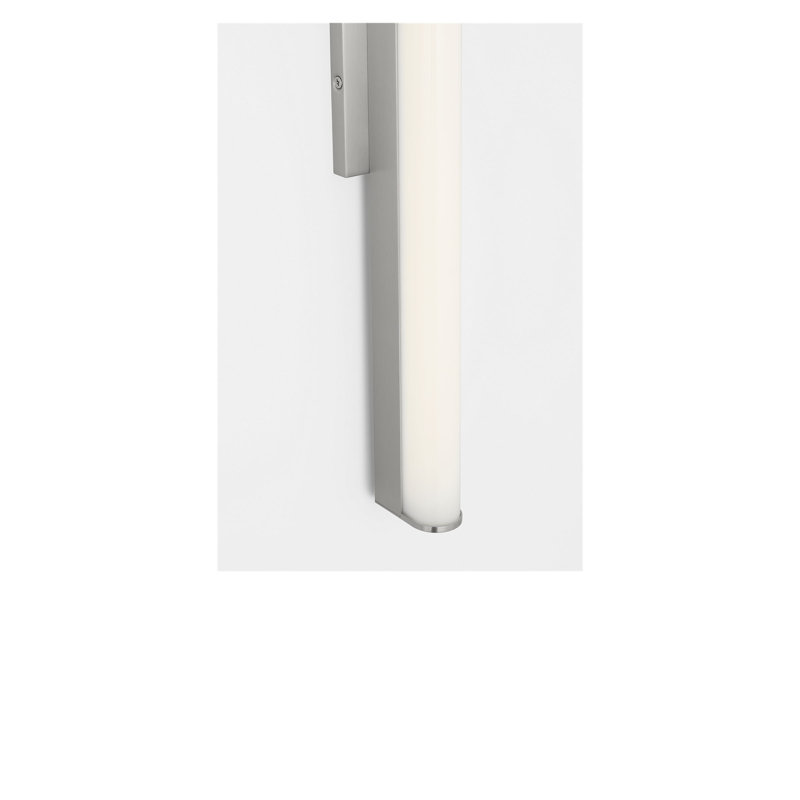 Meuble-lavabo Cavitt, H 3 po x l 24 po x P 3,1 po, Nickel brossé