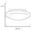 Tallac Glass Flush Mount-25408678