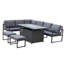 Muneef 8 - Person Patio Dining Set with , Cushions Included