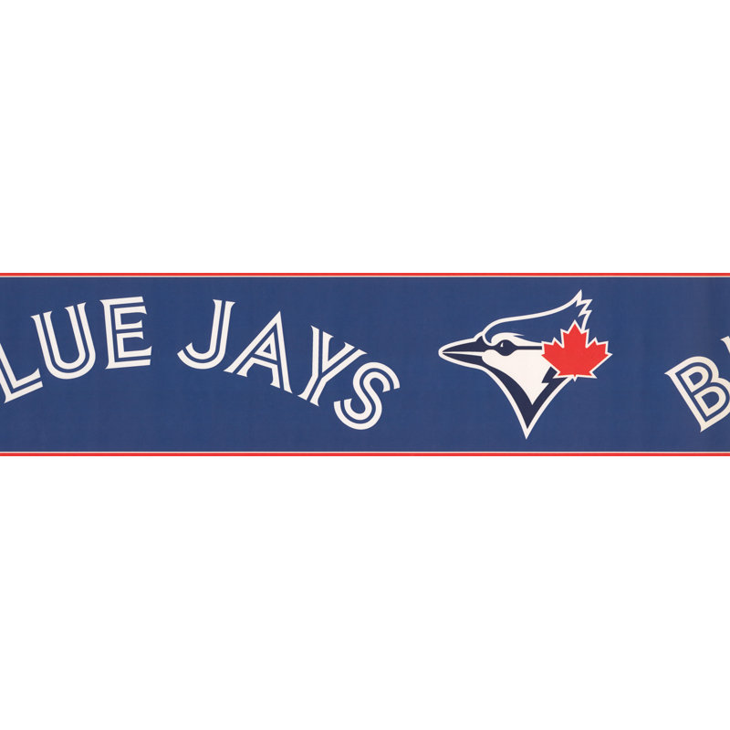 Bordure de papier peint L 15 pi x l 6 po MLB, Blue Jays de Toronto