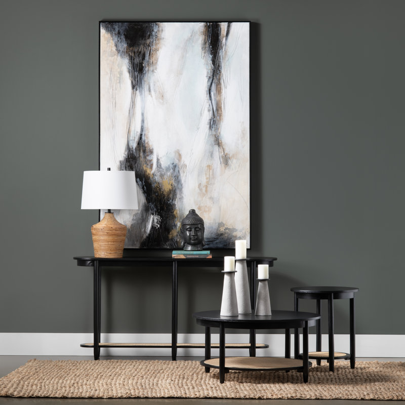 Everlie Solid Wood Top Single Coffee Table
