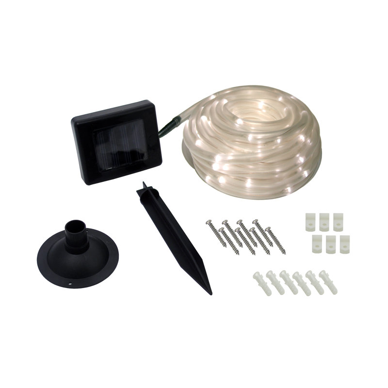 Cordon encastré 50 lumières Encanto, Blanc chaud, 50 lumières