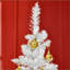 Arbre de Noël artificiel 6 pi avec arbre de Noël mince 6 pi avec 390 branches réalistes et base en plastique